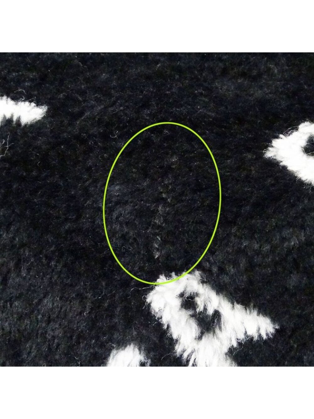 Balenciaga Shoulder Bag Everyday 2-Way Faux Fur Black Logo - Picture 9 of 13